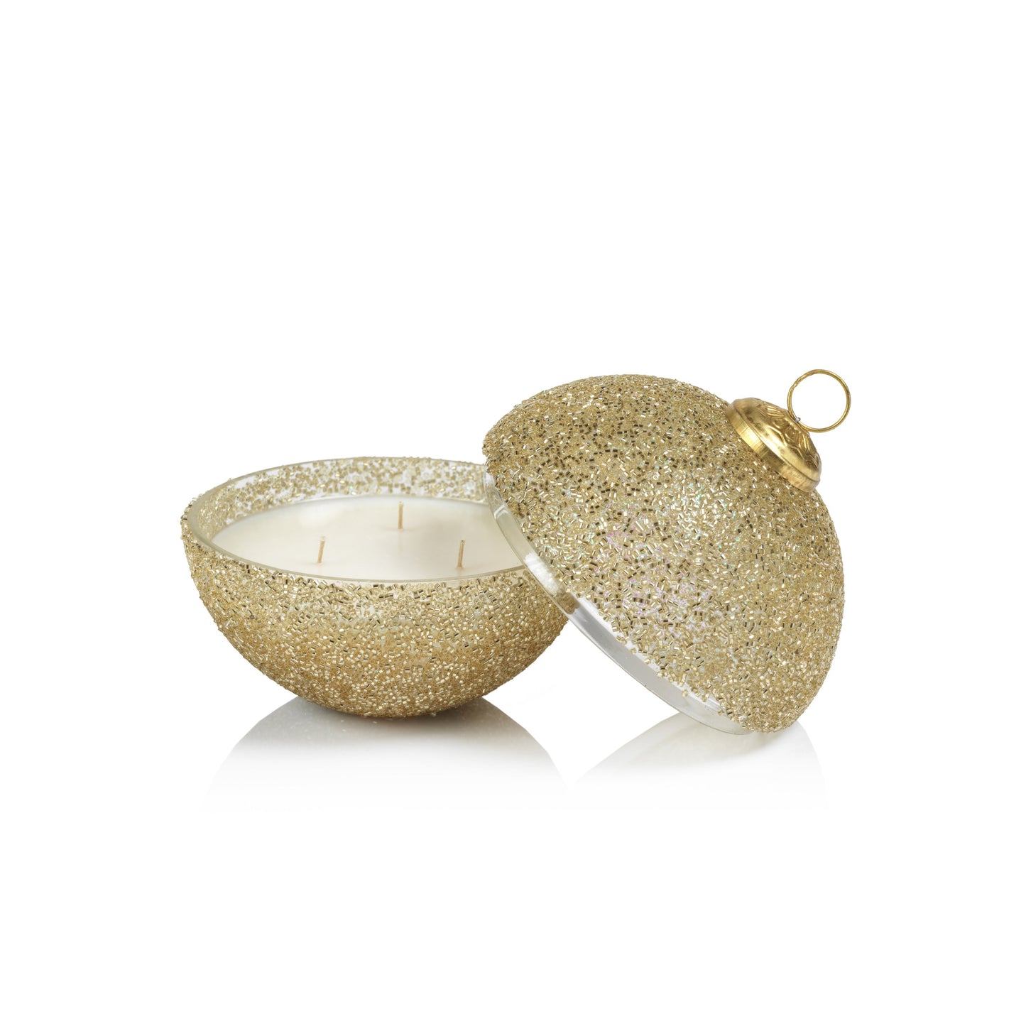 SIBERIAN FIR - GOLD GLITTER Zodax 5 in Scented Candle