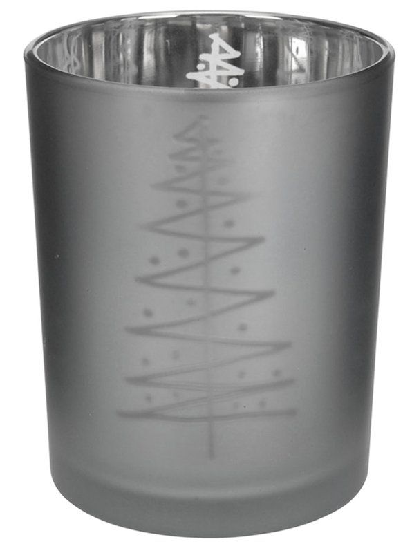 SILVER CHRISTMAS TREE Courtneys Candles 6 oz Limited Edition Scented Jar Candle