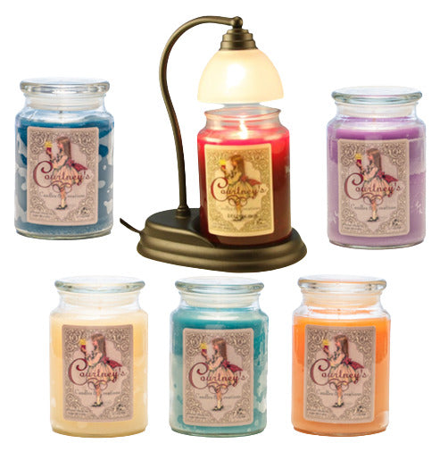Courtney's Large Jar Gift Pack With Black Candle Warmer