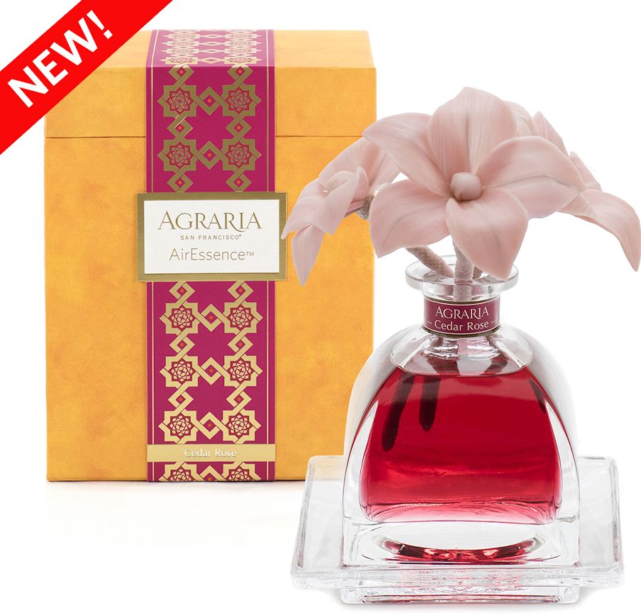 CEDAR ROSE Triple Flower AirEssence Diffuser - 7.4 oz