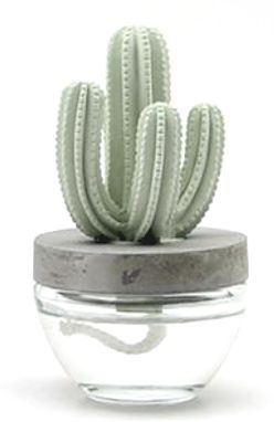 CANDELABRA CACTUS Pretty Valley Ceramic Fragrance Diffuser - Cuttin Grass