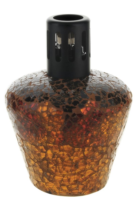 BROWN CRACKLE MOSAIC Lampair Fragrance Lamp by Millefiori Milano