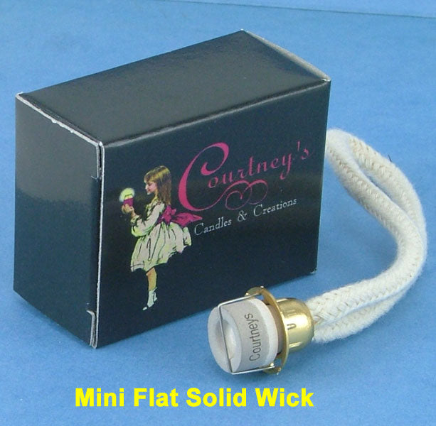Courtney's Mini Flat Center Solid Style Fragrance Lamp Wick