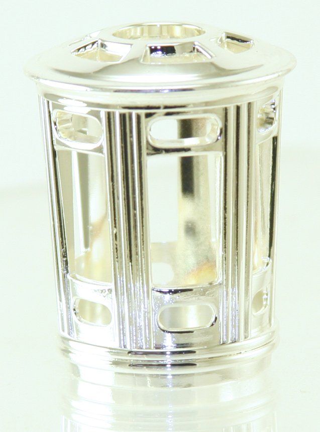 Open Style Silver Mini Size - Replacement Decorative Shade for Fragrance Lamps