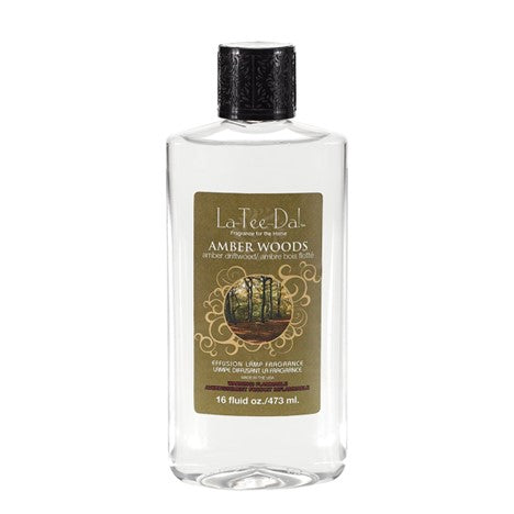 AMBER WOODS La-Tee-Da Effusion & Fragrance Lamp Oil Refills - 16 oz