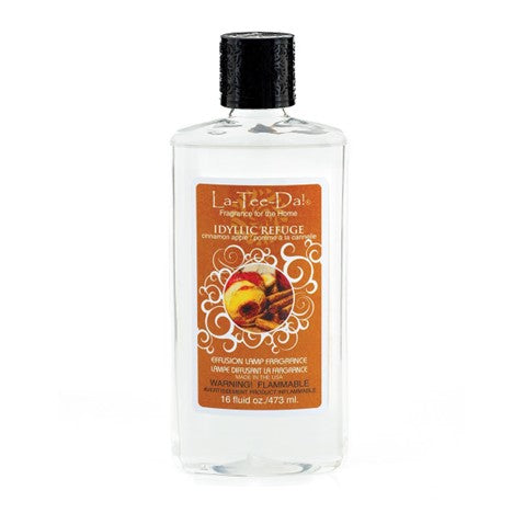 IDYLLIC REFUGE La-Tee-Da Effusion & Fragrance Lamp Oil Refills - 16 oz