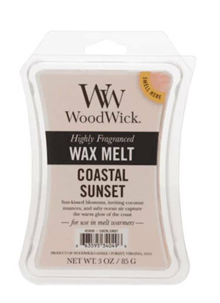 Coastal Sunset WoodWick Hourglass 3 oz Wax Melt