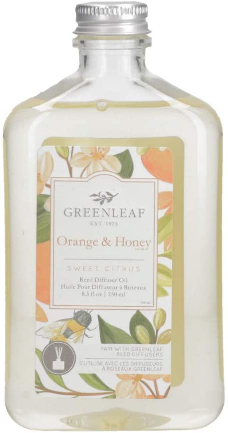 Greenleaf Reed Diffuser Refills - 8.5 oz - Orange and Honey