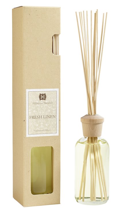 FRESH LINEN Hillhouse Naturals Reed Diffuser 6 oz