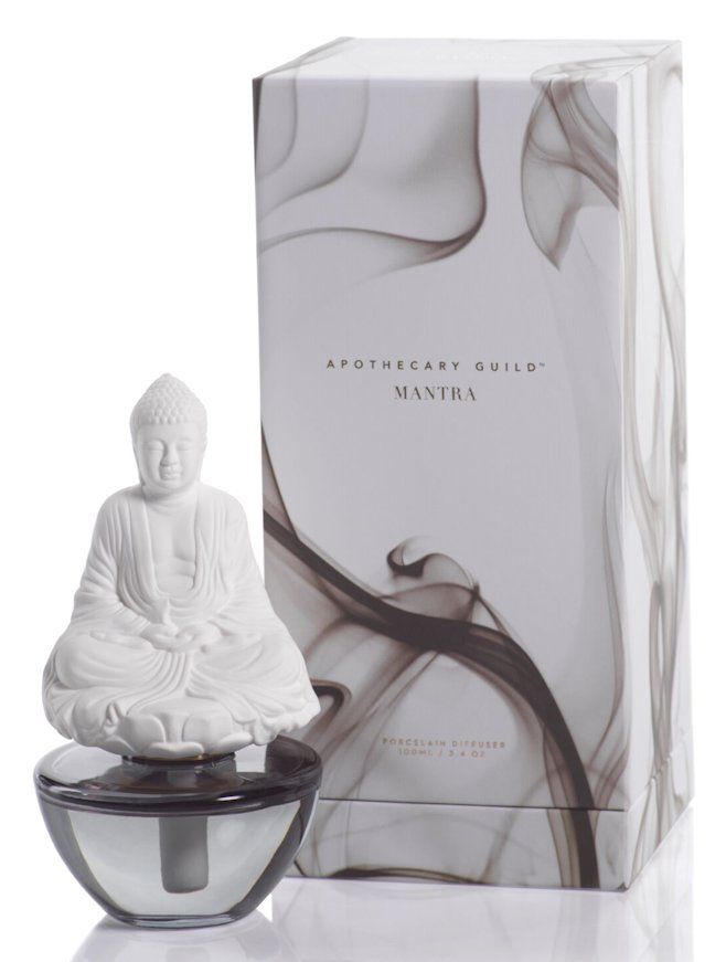 AEGEAN TEAKWOOD Mantra Buddha Zodax Porcelain Diffuser