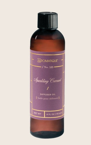 SPARKLING CURRANT Aromatique Reed and Ceramic Diffuser Oil Refills - 4oz