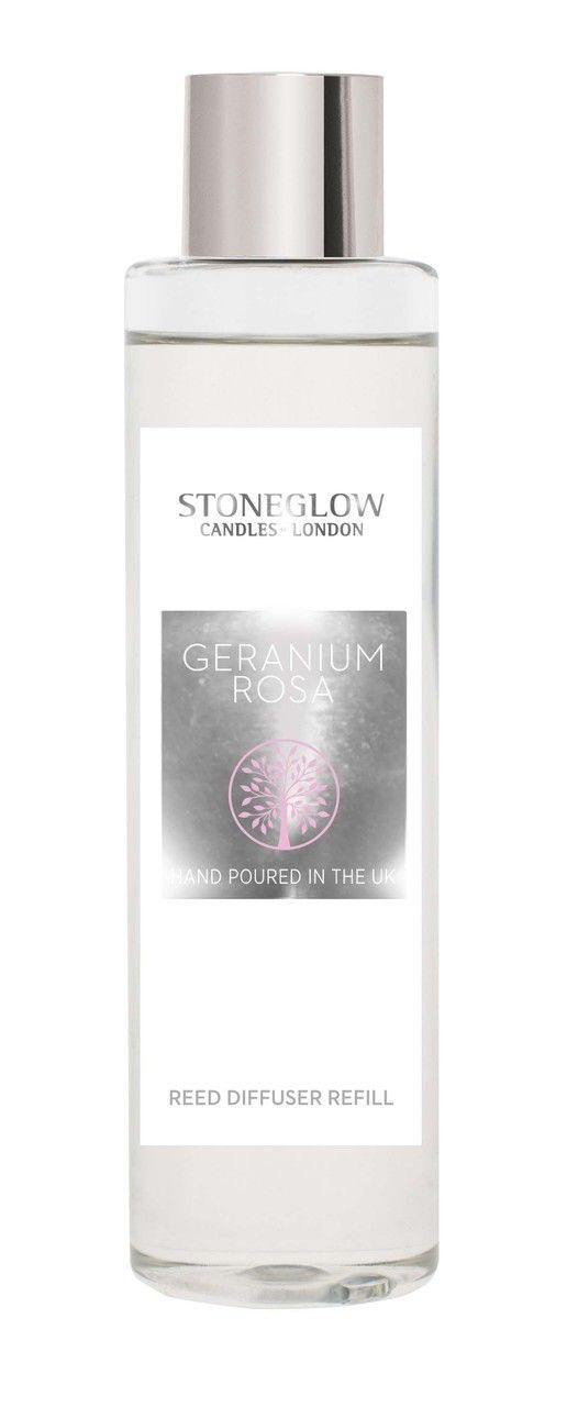 Geranium Rosa Stoneglow Reed Diffuser Refill 200 ml