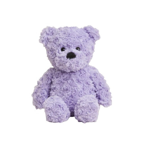 BEAR PURPLE CURLY - Warmies Cozy Plush Heatable Lavender Scented Stuffed Animal