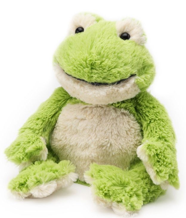 FROG - WARMIES Cozy Plush Heatable Lavender Scented Stuffed Animal