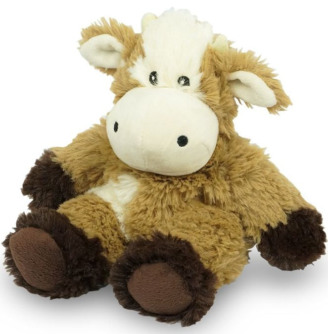 COW - JUNIOR- WARMIES Cozy Plush Heatable Lavender Scented Stuffed Animal