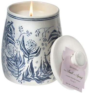 SMELL OF SPRING Aromatique Limited Edition 14 oz Scented Candle with Ceramic Lid