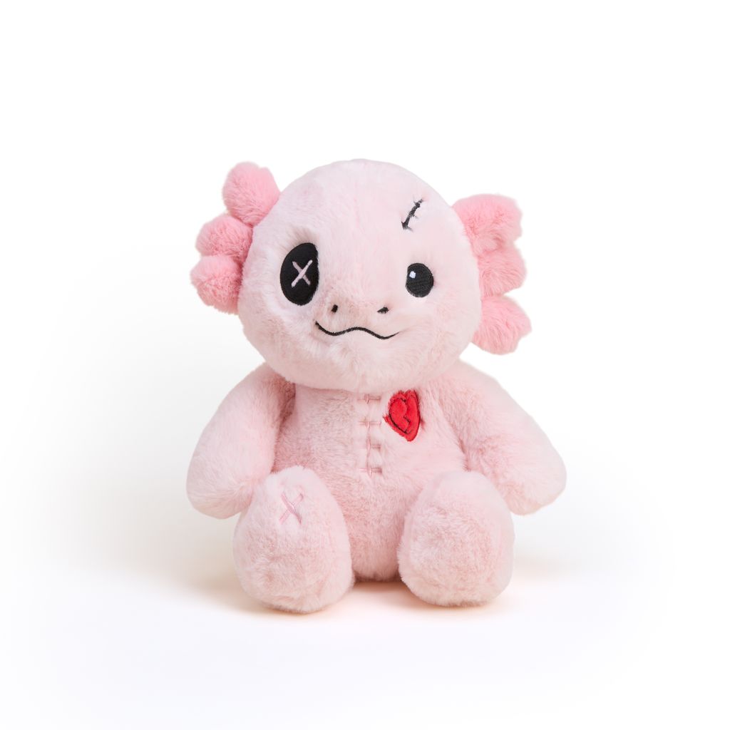Scary Axolotl Warmies Cozy Plush Heatable Lavender Scented Stuffed Animal