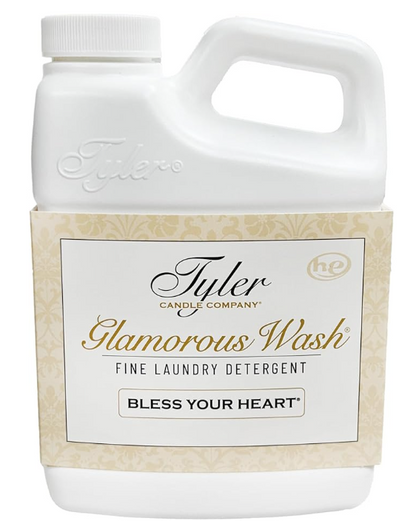 BLESS YOUR HEART Glamorous Wash 32 oz Fine Laundry Detergent by Tyler Candles
