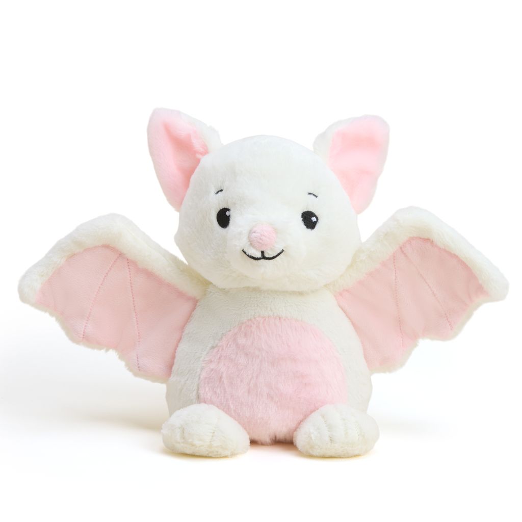 White Bat Warmies Cozy Plush Heatable Lavender Scented Stuffed Animal