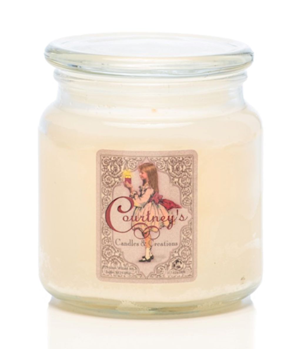 Cashmere Bergamot - Courtneys Candles Maximum Scented 16oz Medium Jar Candle
