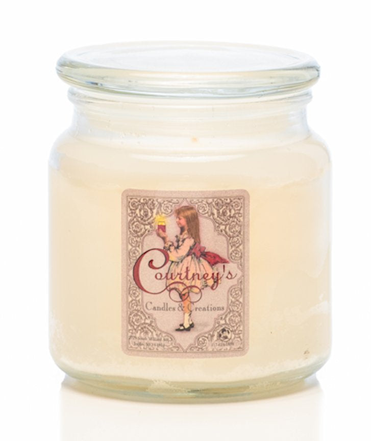 Vanilla Flower - Courtneys Candles Maximum Scented 16oz Medium Jar Candle