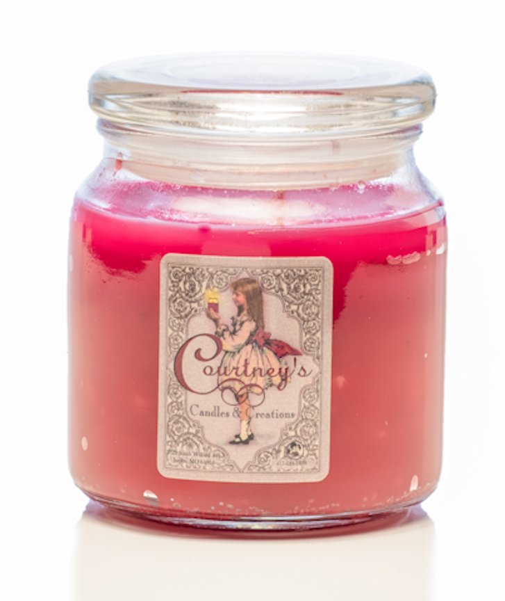 Roses - Courtneys Candles Maximum Scented 16oz Medium Jar Candle