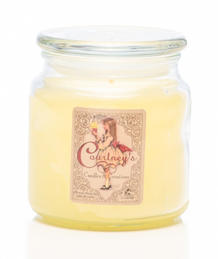 Jasmine - Courtneys Candles Maximum Scented 16oz Medium Jar Candle