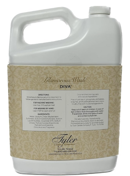 DIVA Glamorous Wash 128 oz (Gallon) Fine Laundry Detergent by Tyler Candles