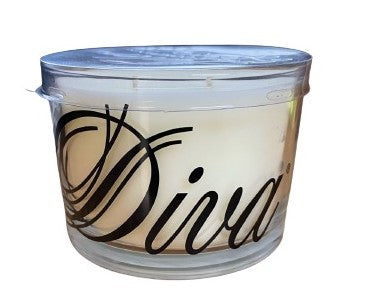 DIVA Tyler Limited Edition Clear Stature 16oz Scented Jar Candle