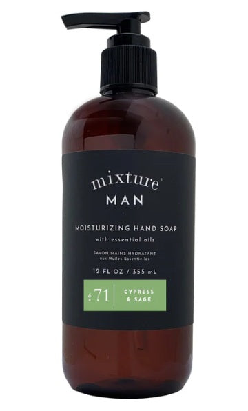 Cypress Sage Mixture Man 12 oz Hand Soap