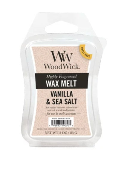 VANILLA SEA SALT WoodWick 3oz Wax Melt