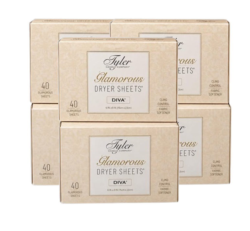 DIVA Dryer Sheets (Set of 6) by Tyler Candles