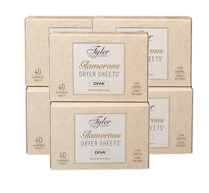 DIVA Dryer Sheets (Set of 6) by Tyler Candles