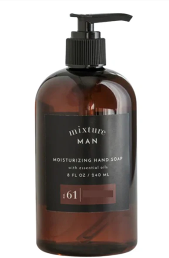 Sandalwood Amber Mixture Man 12 oz Hand Soap