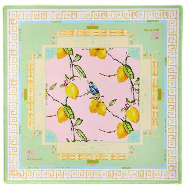 Citrus Songbird Mat in Tube - Oh My Mahjong