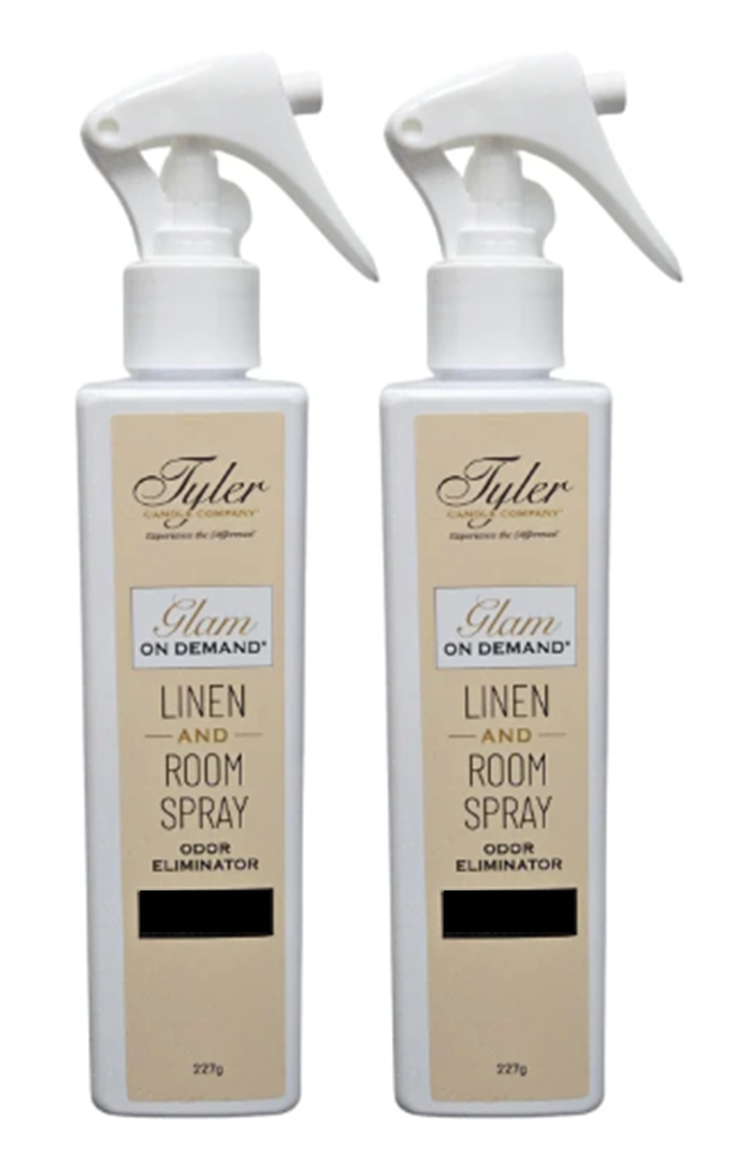 BLESS YOUR HEART Glam on Demand - Room or Linen Spray by Tyler Candles - 8oz (PACK OF 2)