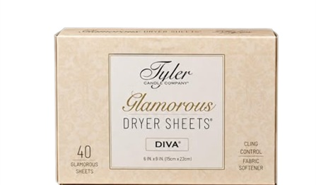 DIVA Dryer Sheets by Tyler Candles