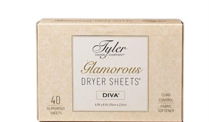 DIVA Dryer Sheets by Tyler Candles
