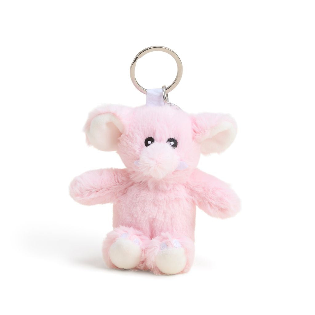 Pink Elephant Warmies Keyring