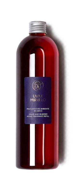 GRAPE BILBERRY - REFILL - 1 LITER -  Uva and Mirtillo Erbario Tuscano  Reed Diffuser