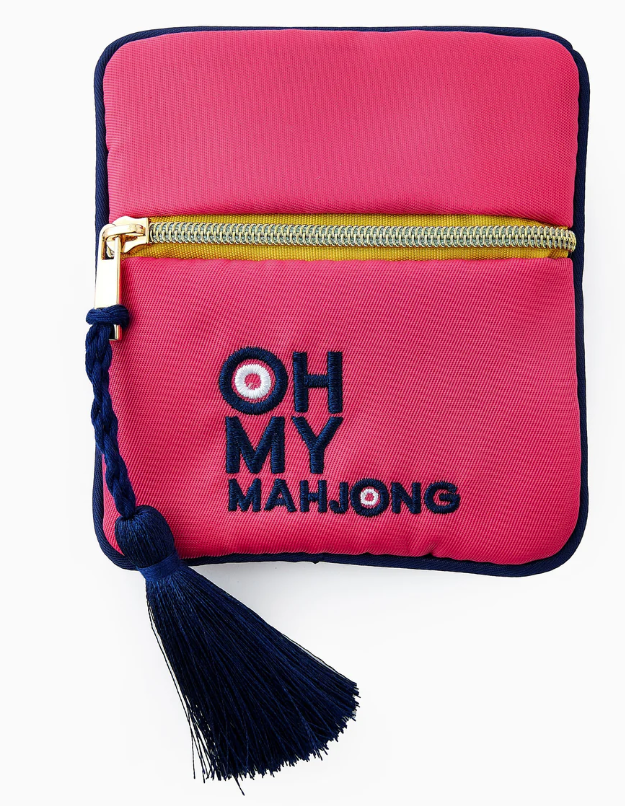 Pink Coin & Dice Bag - Oh My Mahjong
