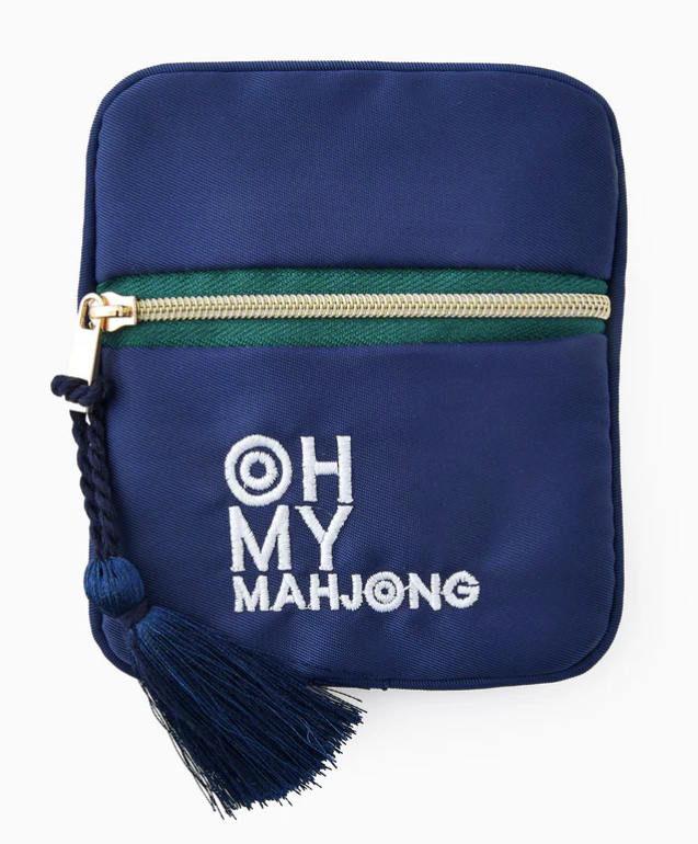 Blue Coin & Dice Bag - Oh My Mahjong