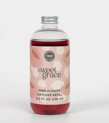 SWEET GRACE Flower Diffuser REFILL by Bridgewater w/ Pink Dye