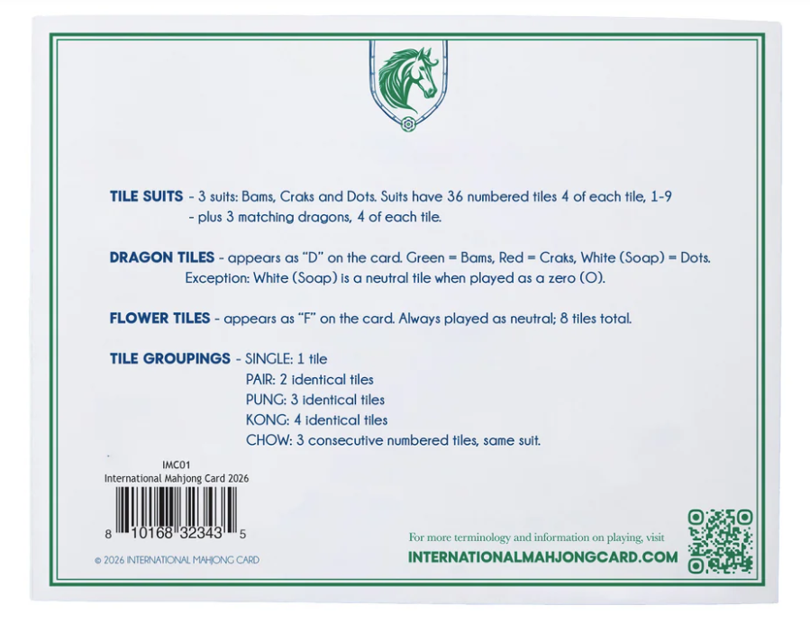 International Mahjong Card