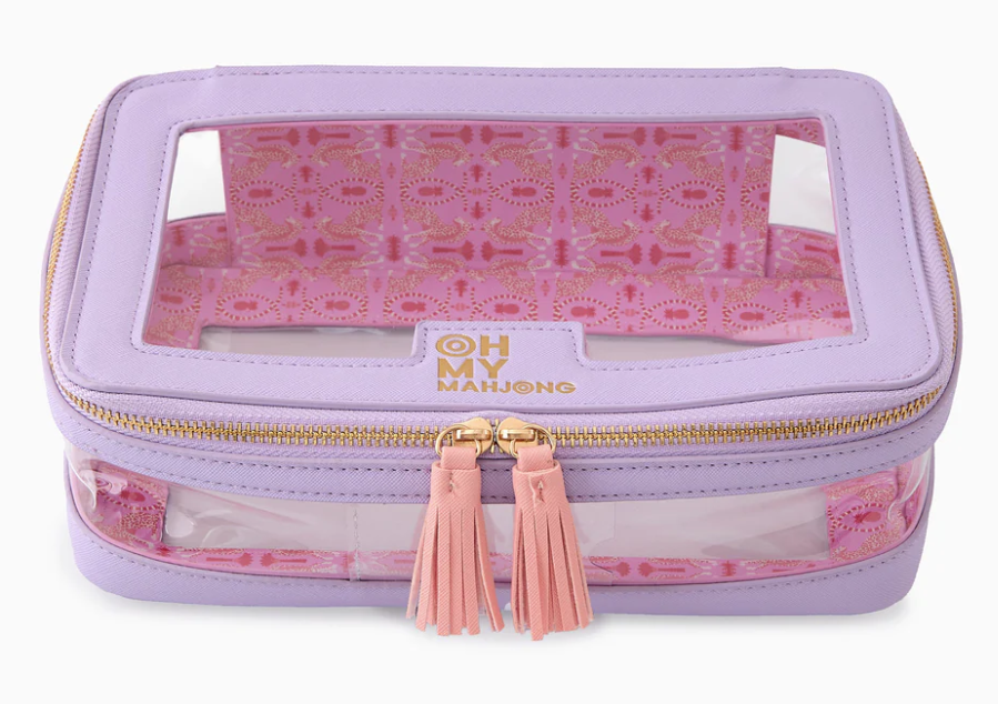 Lavender Tile Storage Bag - Oh My Mahjong