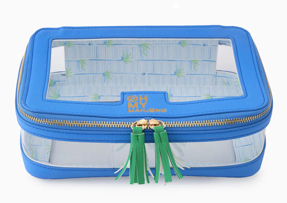 Blue Tile Storage Bag