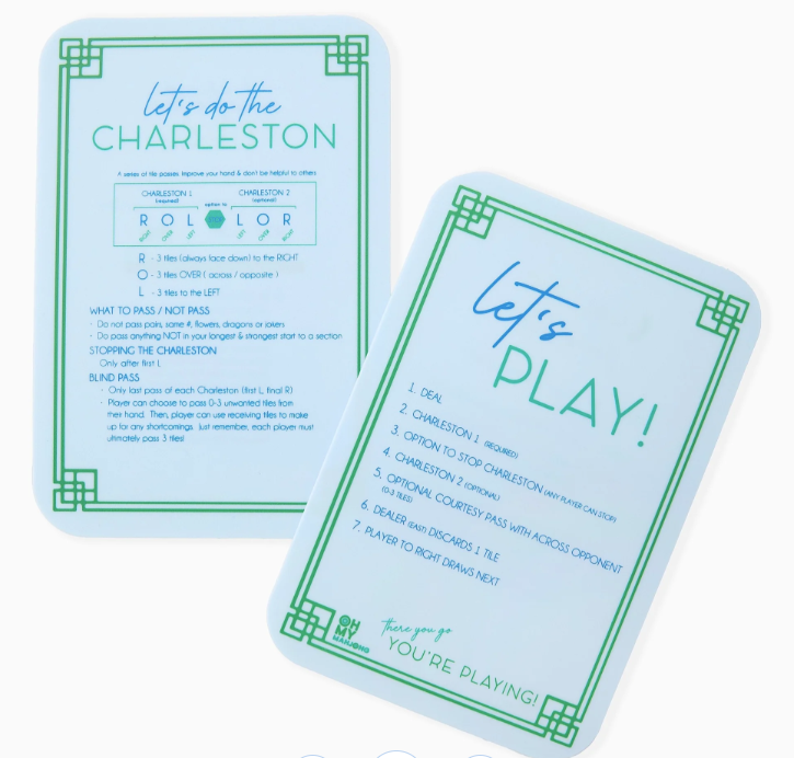 Light Blue Mahjong Tile Shuffler