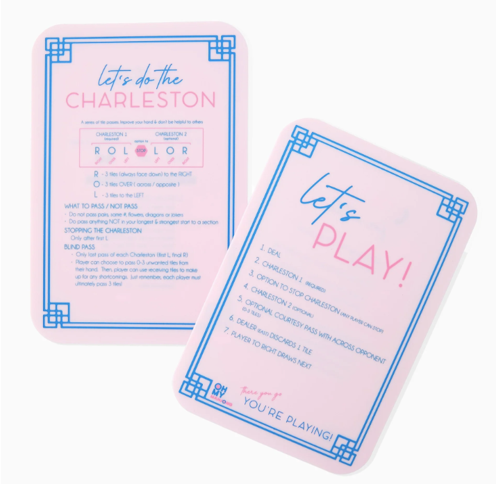 Light Pink Mahjong Tile Shuffler