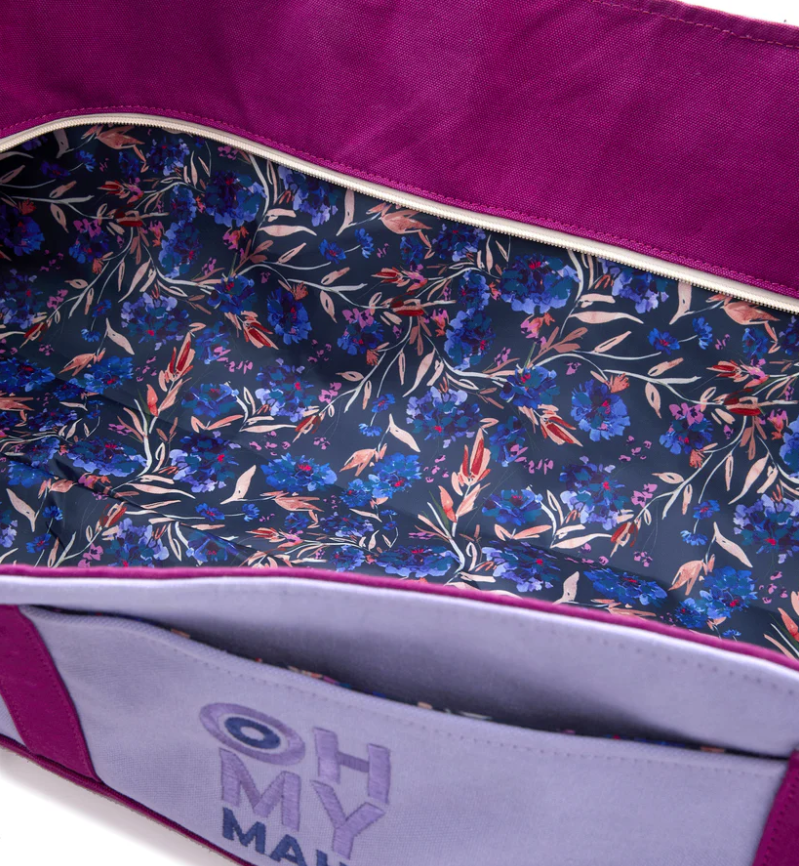 Purple Mat Storage Bag - Oh My Mahjong