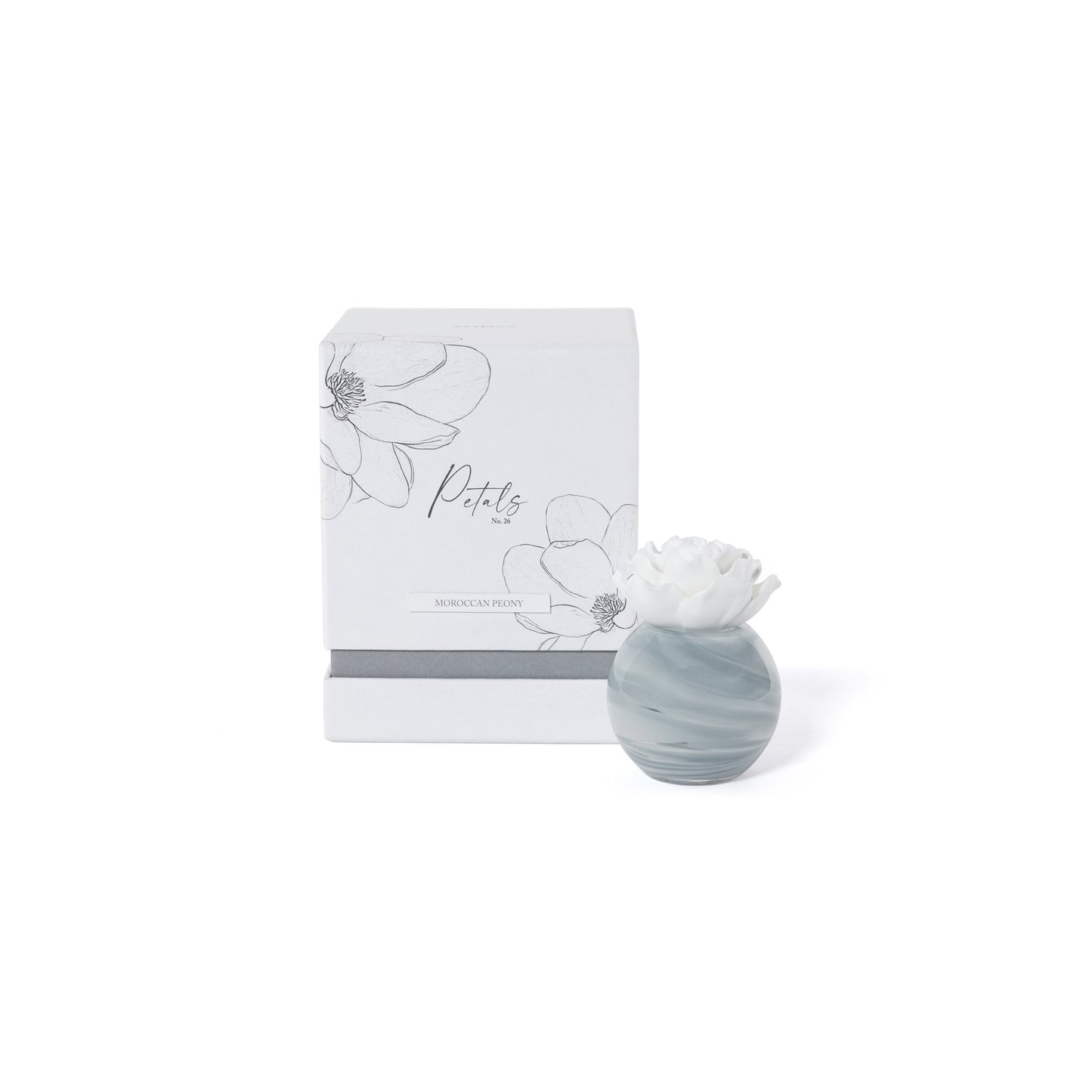 Moroccan Peony Petals Zodax Aroma Porcelain Diffuser 50 ml